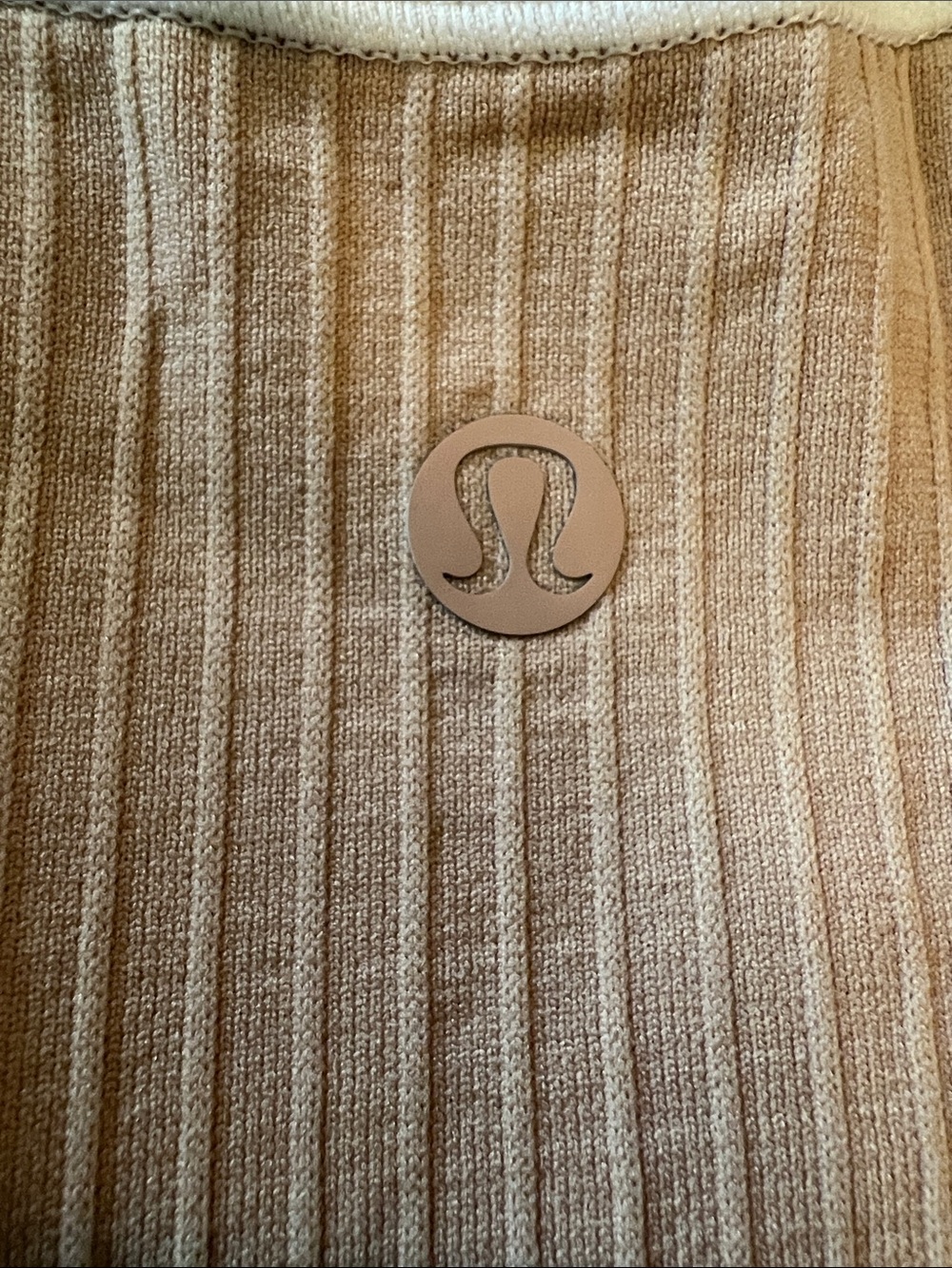 Lululemon Cream White Ebb To Street High Neck Racerback Tank Size 6 NWT - Picture 5 of 6